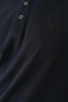 Polo Shirt with Micro Eagle Logo